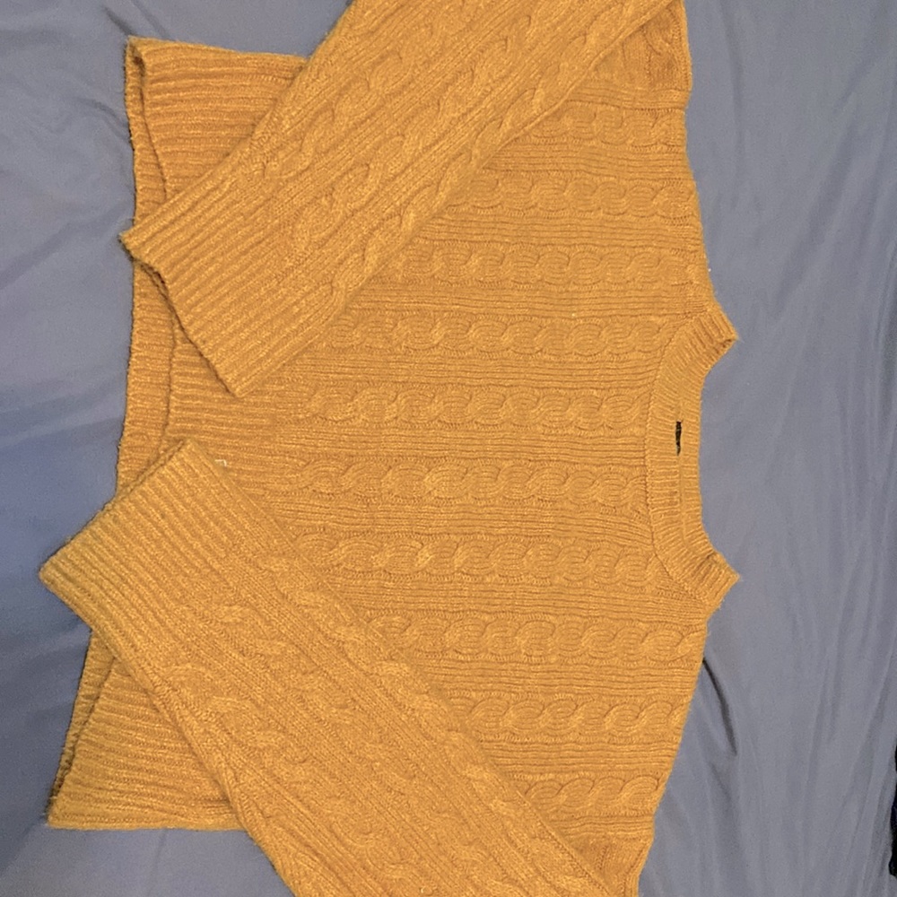 Orange forever 21 pullover sweater (size S)